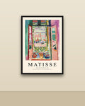 Matisse, La ventana abierta en una pared clara con marco negro (imagen ilustrativa)