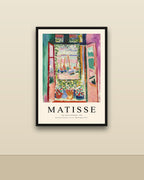 Matisse, La ventana abierta en una pared clara con marco negro (imagen ilustrativa)