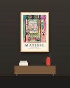 Matisse, La ventana abierta en una pared oscura con marco de kiri claro (imagen ilustrativa)