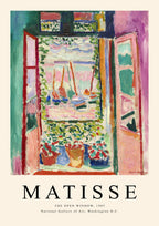 Matisse, La ventana abierta, cuadro de Persa