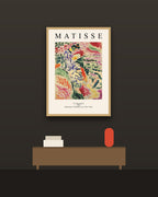 Matisse, La japonesa en una pared oscura con marco de kiri claro (imagen ilustrativa)
