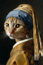 La gata de la perla, cuadro de Persa