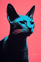 Gato azul, cuadro de Persa
