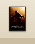The Shawshank Redemption en una pared clara con marco negro (imagen ilustrativa)
