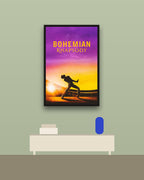 Bohemian Rhapsody en una pared verde con marco negro (imagen ilustrativa)