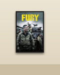 Fury en una pared clara con marco negro (imagen ilustrativa)