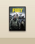 Fury en una pared clara con marco negro (imagen ilustrativa)