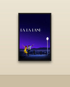 La La Land en una pared clara con marco negro (imagen ilustrativa)