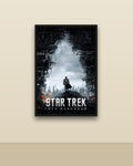 Star Trek Into Darkness en una pared clara con marco negro (imagen ilustrativa)