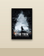 Star Trek Into Darkness en una pared clara con marco negro (imagen ilustrativa)