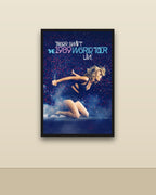 Taylor Swift The 1989 World Tour - Live en una pared clara con marco negro (imagen ilustrativa)