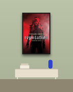 Taylor Swift Reputation Stadium Tour en una pared verde con marco negro (imagen ilustrativa)