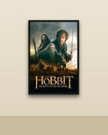 The Hobbit The Battle of the Five Armies en una pared clara con marco negro (imagen ilustrativa)