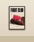 Fight Club, Edición jabón en una pared clara con marco negro (imagen ilustrativa)